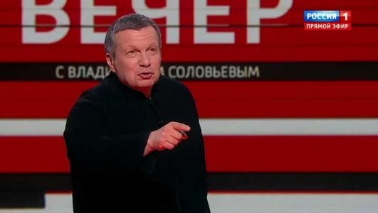 Вечер с Владимиром Соловьевым (Эфир 19 апреля 2022 года)